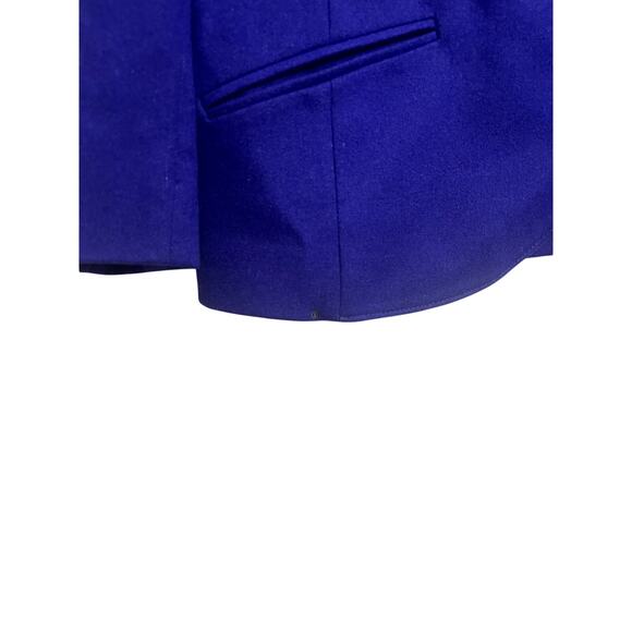 Vintage 80's Pendleton Women's Purple 100% Wool Blazer Size 12 Career Office - Picture 3 of 4